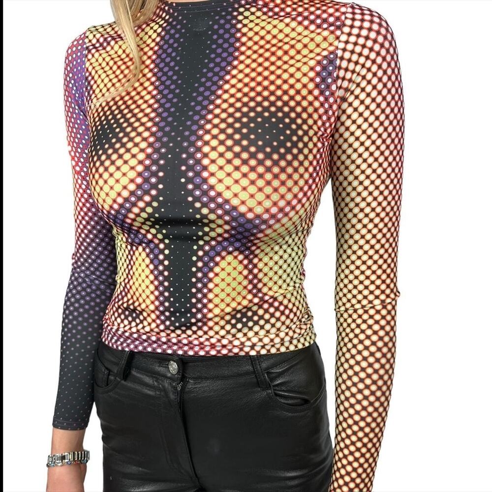 Sinead Gorey Sense Digitally Printed Curve Enhancing Long Sleeve Top S